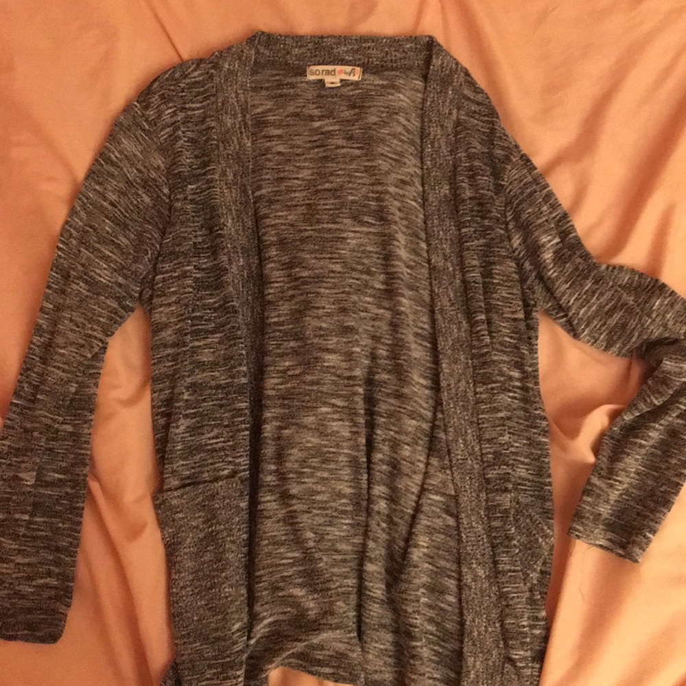 Grey cardigan